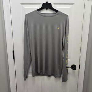 NWT Spyder Men's Gray Long-sleeve Loungewear Shirt Size XL